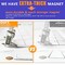 Dry Erase Calendar Kit Magnetic Refrigerator Calendar Monthly Whiteboard with Extra-Thick Magnet Fine Point Marker Eraser and Wall Hanging Holes